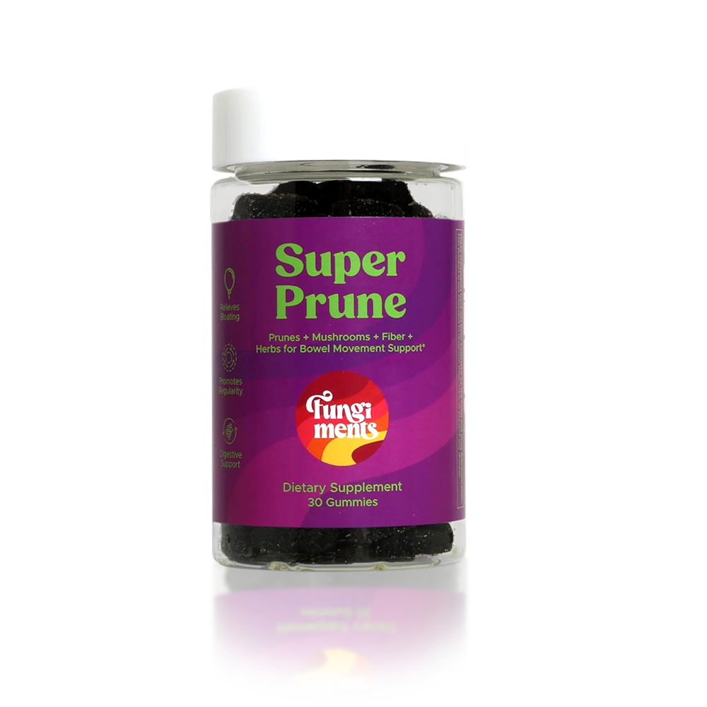 Fungiments Super Prune Facts Bottle